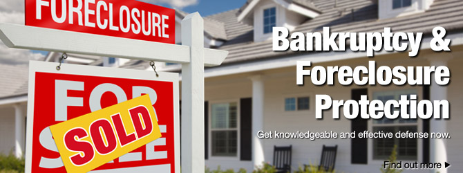 Bankruptcy, Stop Foreclosure